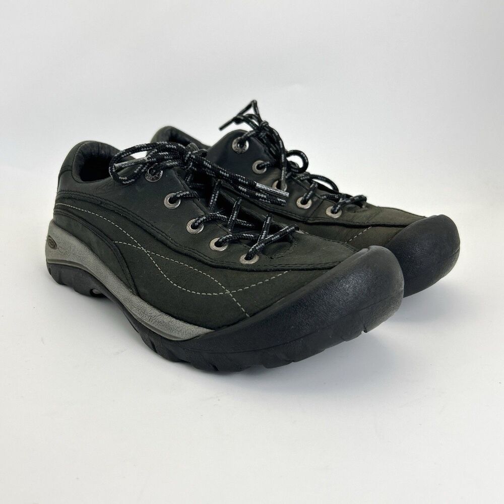 Keen Toyah Hiking Shoes Women’s Size 7.5 Black Leather Trail Walking Outdoors